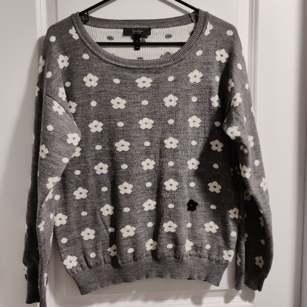 Jessica Simpson Pull-over Floral Sweater
